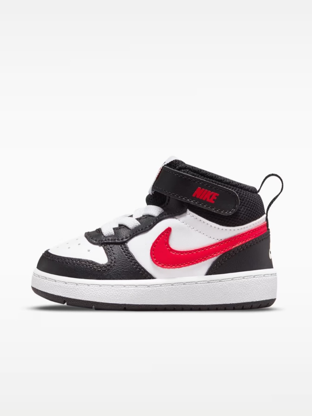 Nike Toddler Court Borough Mid 2 white/black/red size 5C